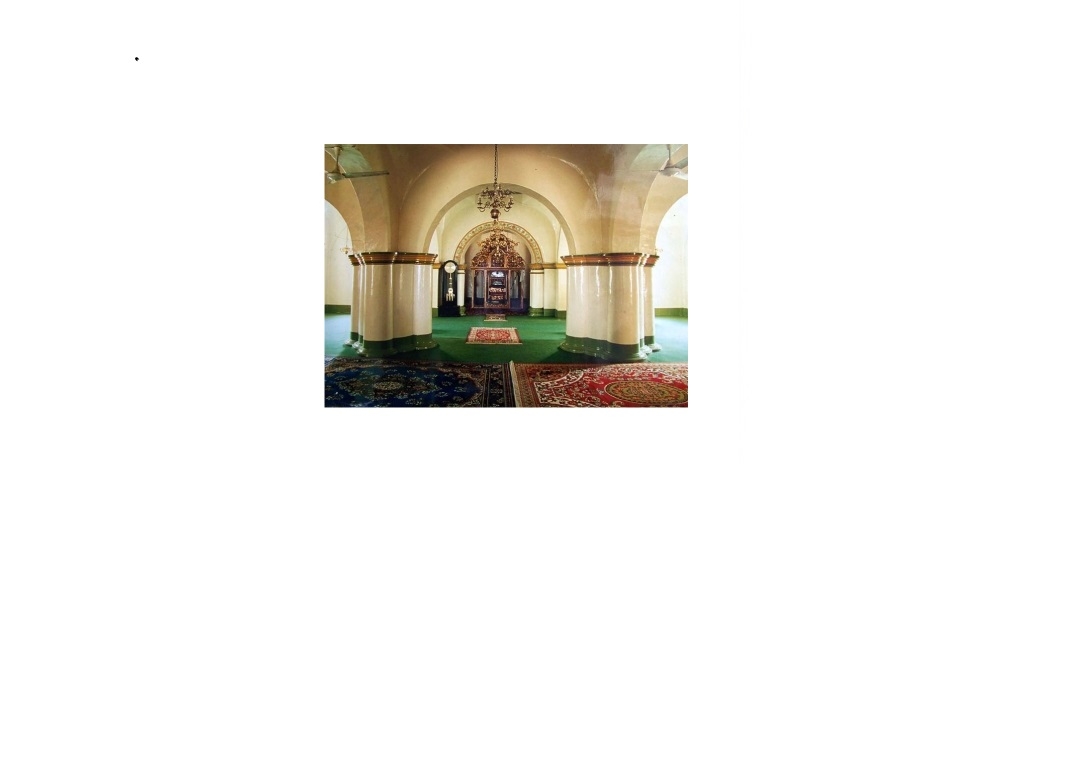 Interior Masjid Panyengat, Riau